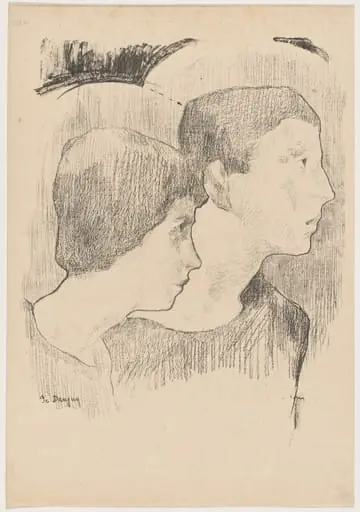 Martyrs, by Jean Danguy, ink, 1895