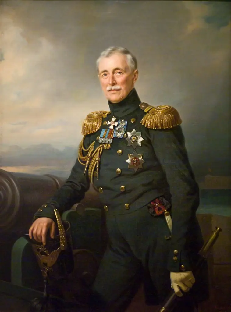 Portrait of Alexander Menshikov, by Franz Krüger, oil, 1851