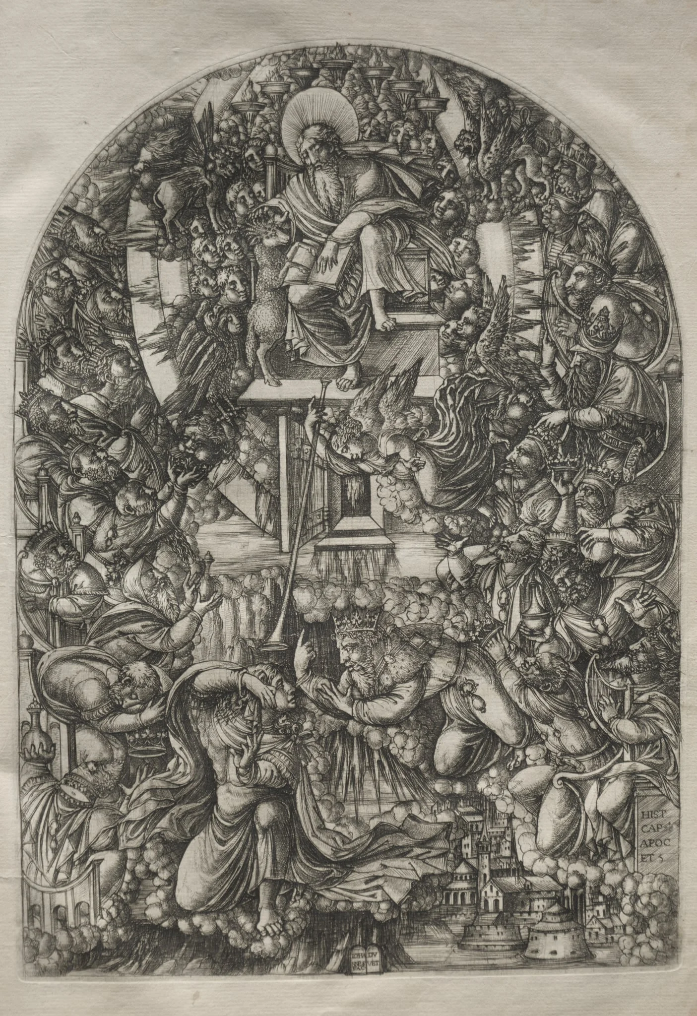 The Apocalypse: St. John Summoned to Heaven, detail
