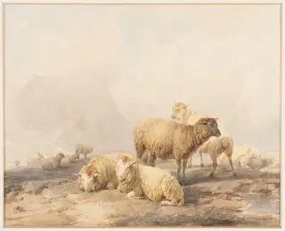 Sheep, by Thomas Sidney Cooper, 1850