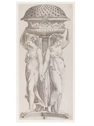 Untitled, by Marco Dente, 1520