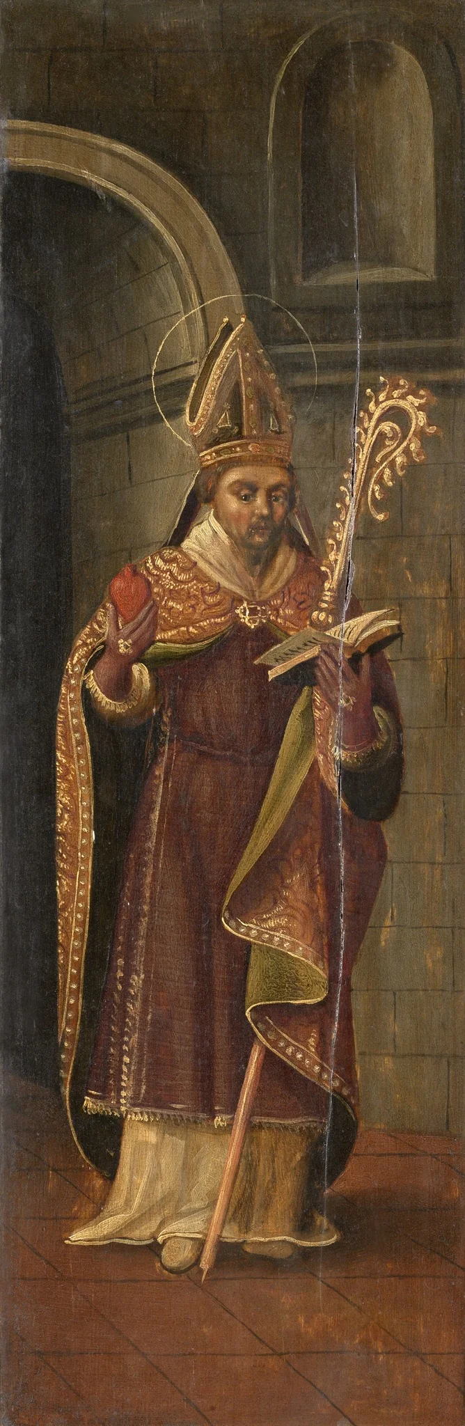 Saint Augustine, detail