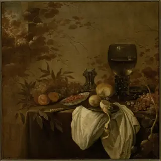 Still life, by Pieter Claesz, oil