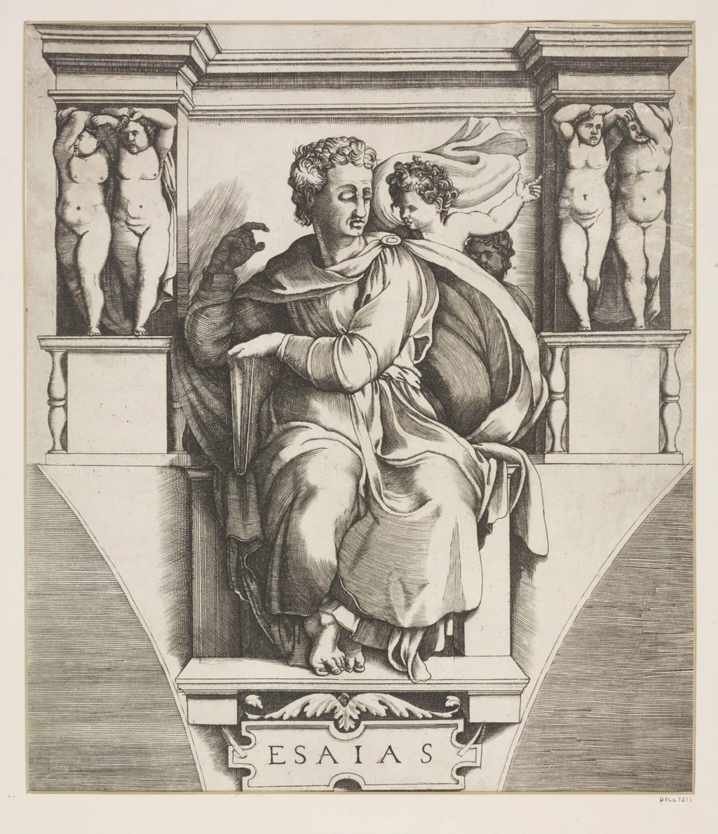 The Prophet Isaiah, by Enea Vico, 1540