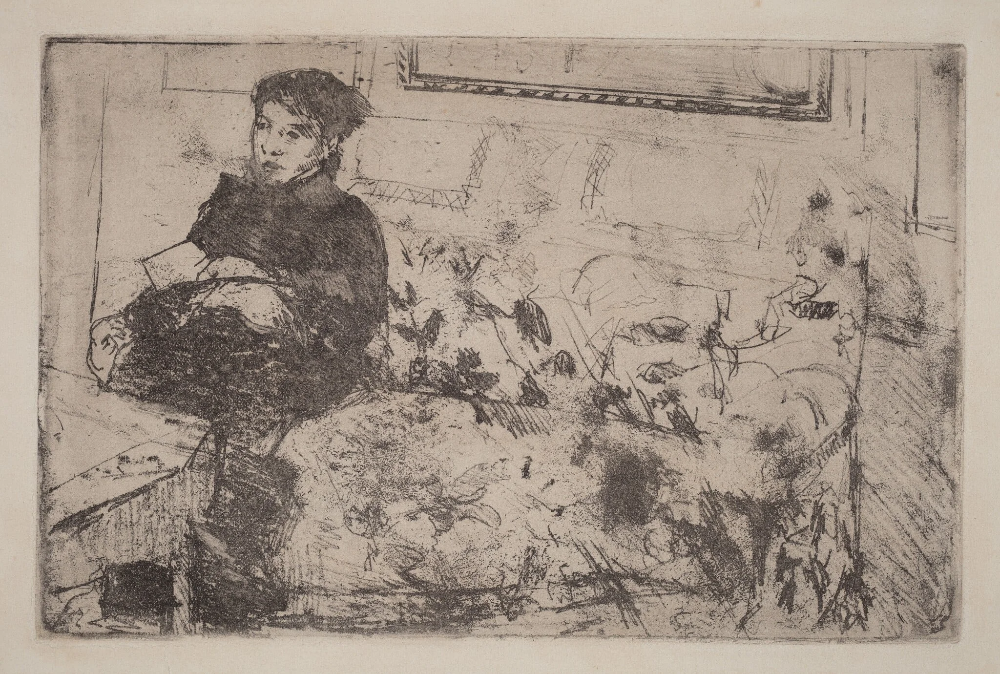Interior: On the Sofa, detail
