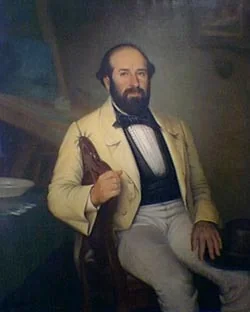 Retrato de Santiago Calzadilla, detail