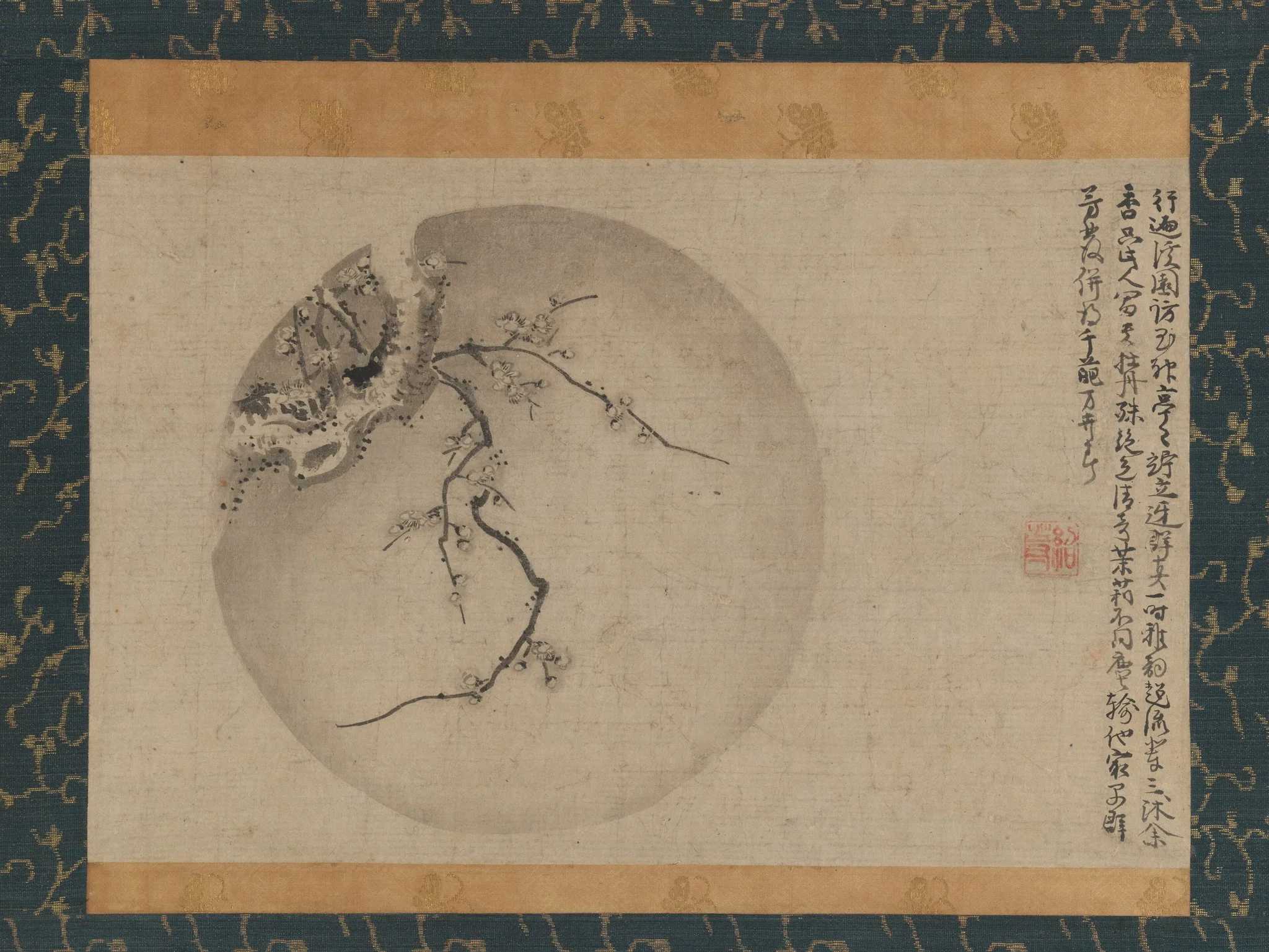 Plum Blossoms, detail