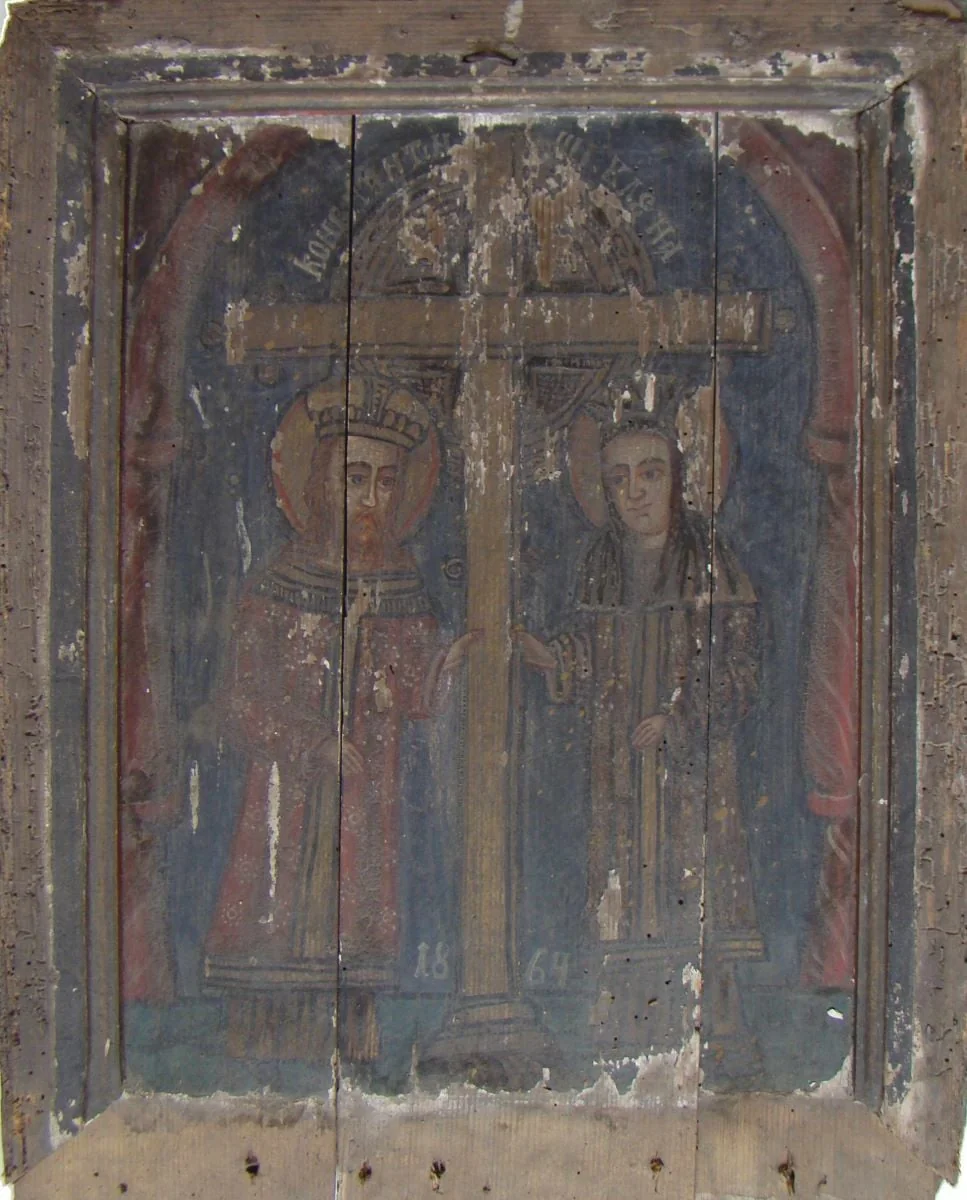 Sfinții împărați Constantin și Elena, detail