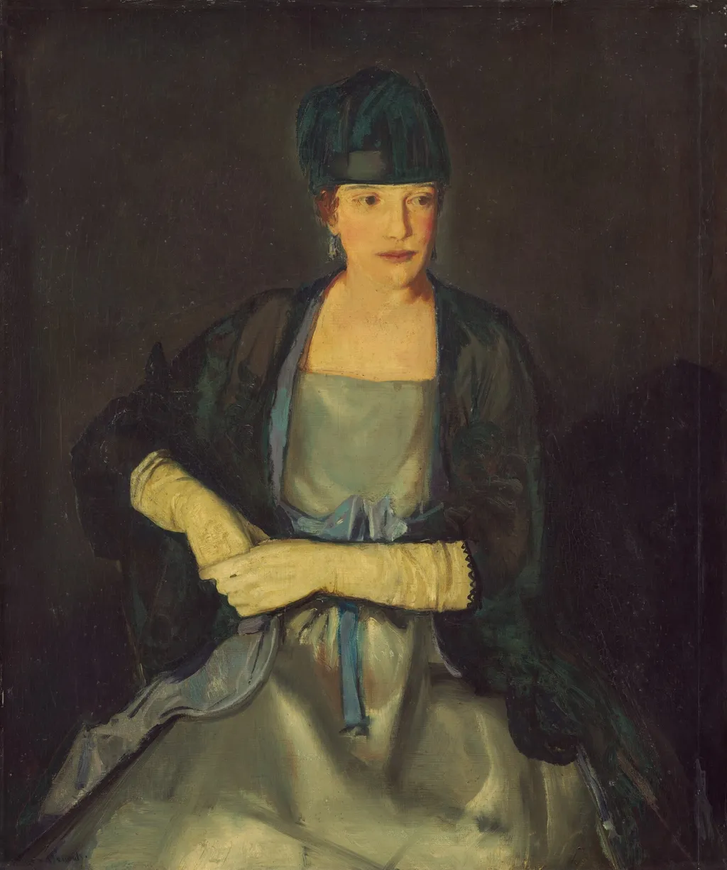 Maud Murray Dale (Mrs. Chester Dale), by George Bellows, oil, 1919