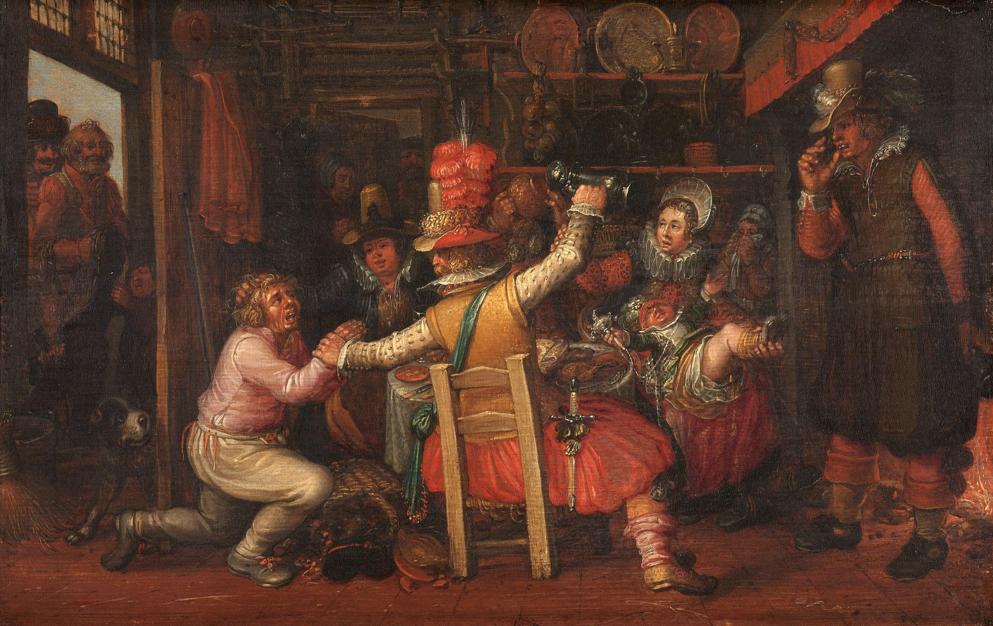 The peasant's misfortune, detail