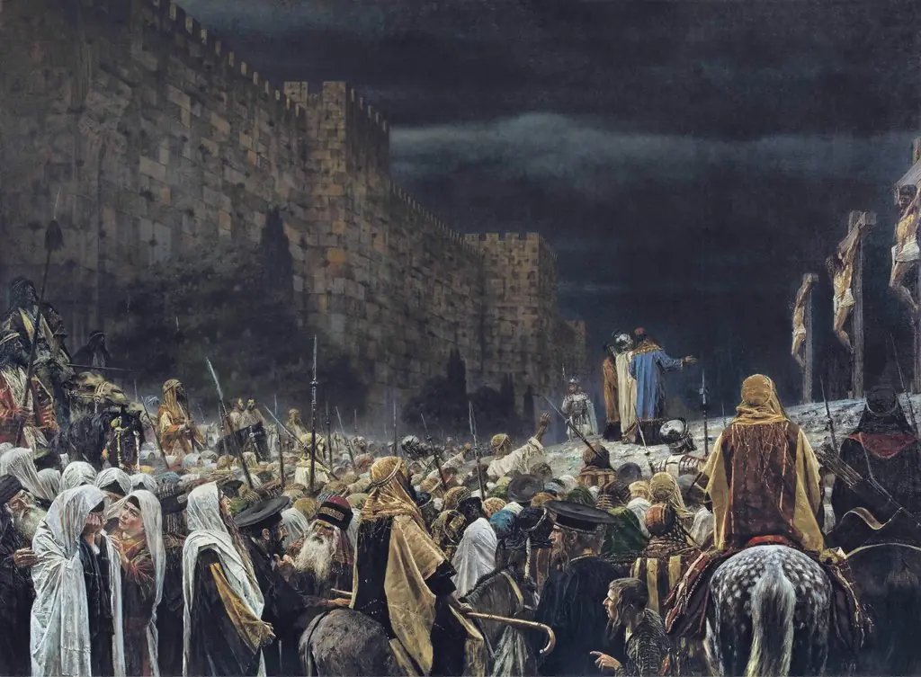 Crucifixion, by Vasily Vereshchagin, oil, 1894
