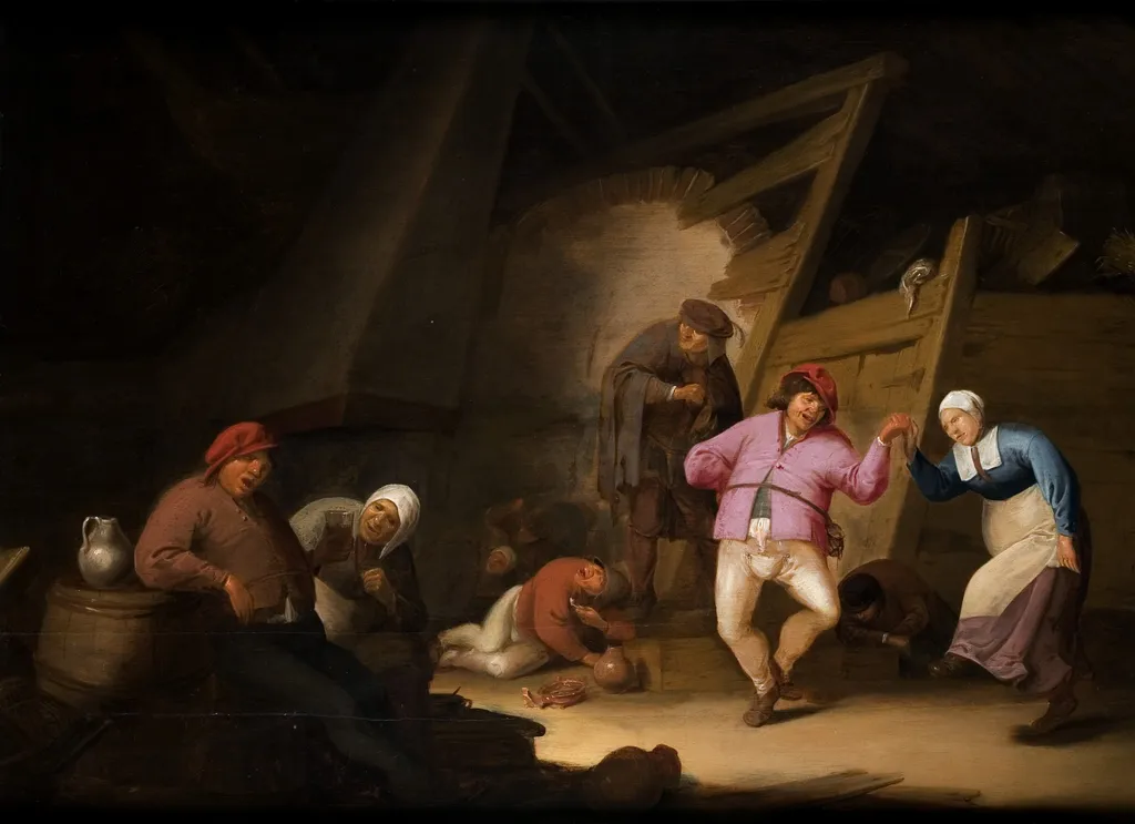 Peasant Dance, by Anthonie Victoryns, oil