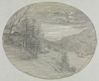 Landscape, by François-Auguste Ravier, 1804