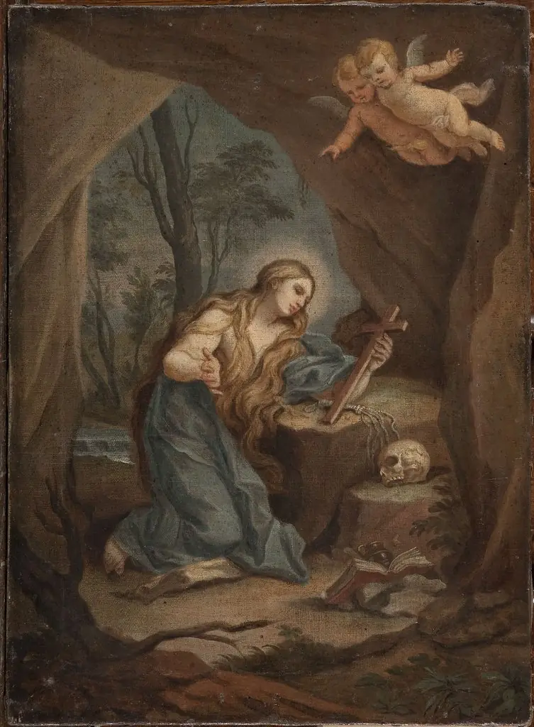 Mary Magdalene, by Szymon Czechowicz, oil, 1739