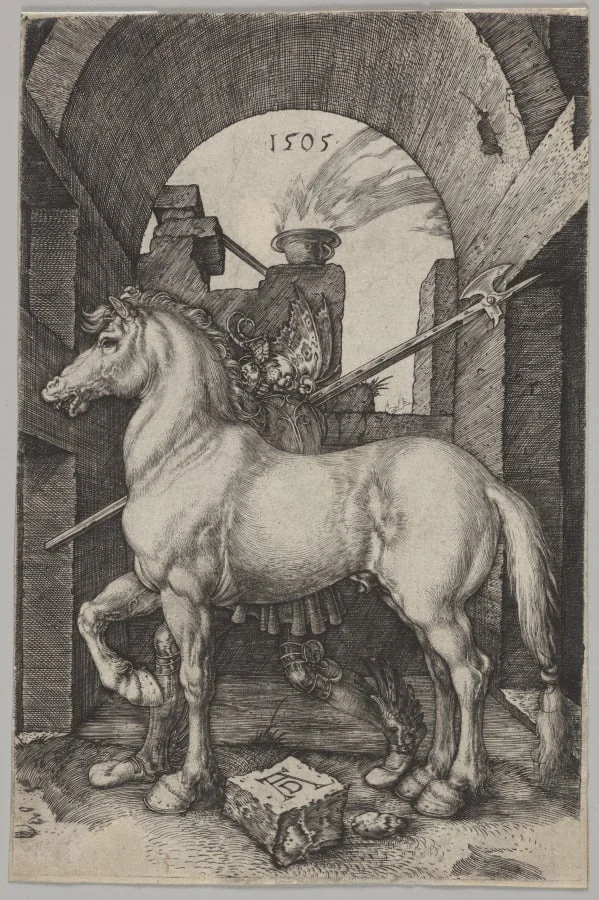 The Small Horse, detail