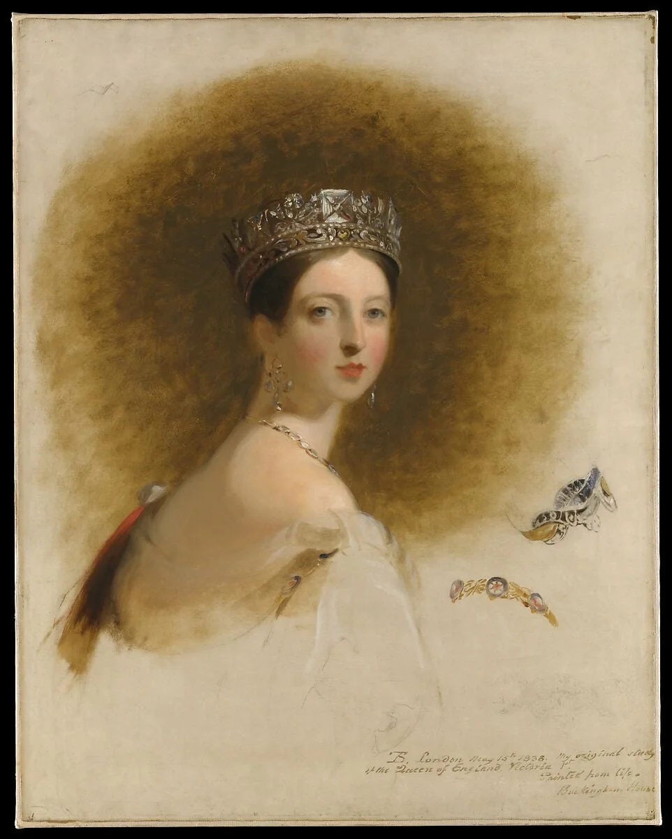 Queen Victoria, detail