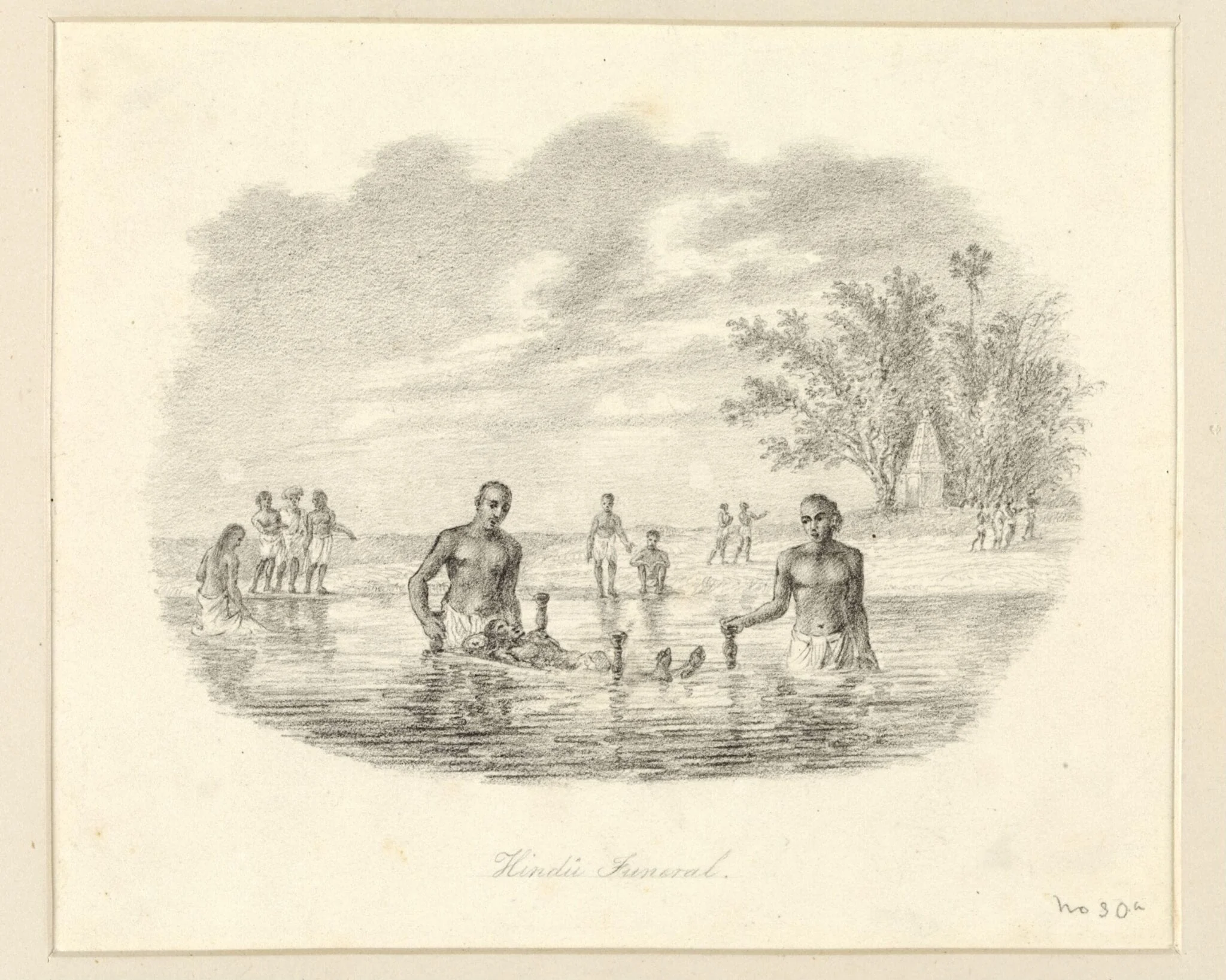 Hindu Funeral, detail