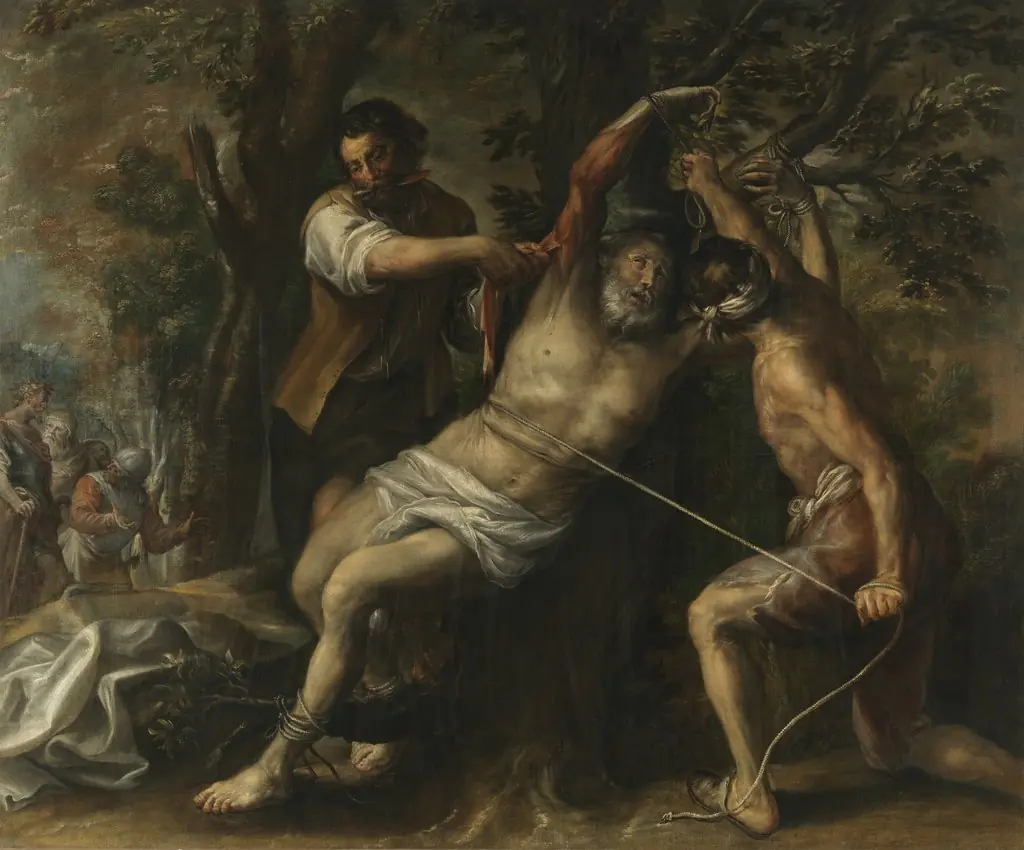 The Martyrdom of Saint Bartholomew, by Francisco Camilo, oil, 1601