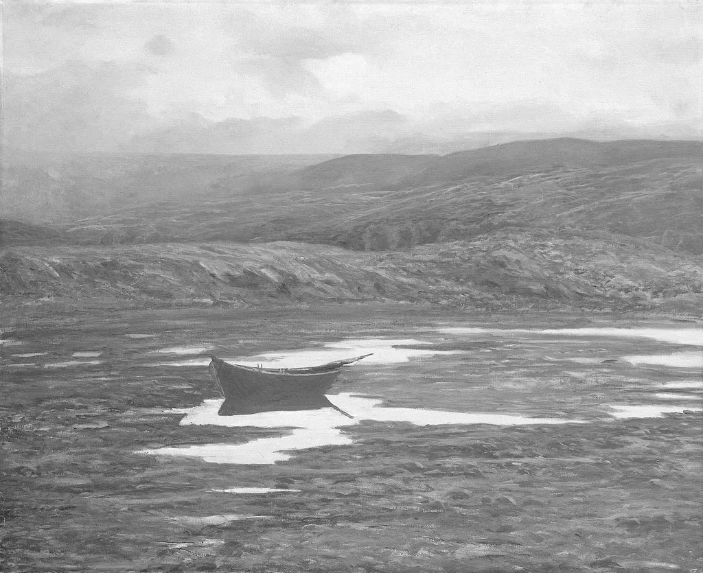 The Golden Haze, by Henry Hammond Gallison, oil, 1909