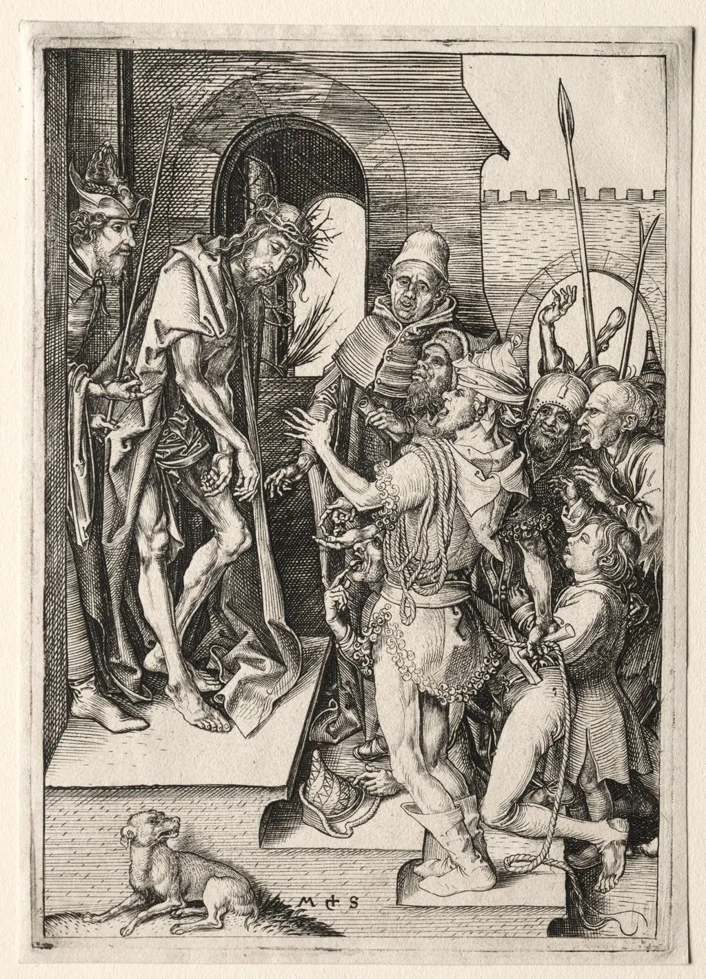 The Passion: Ecce Homo, by Martin Schongauer, 1480