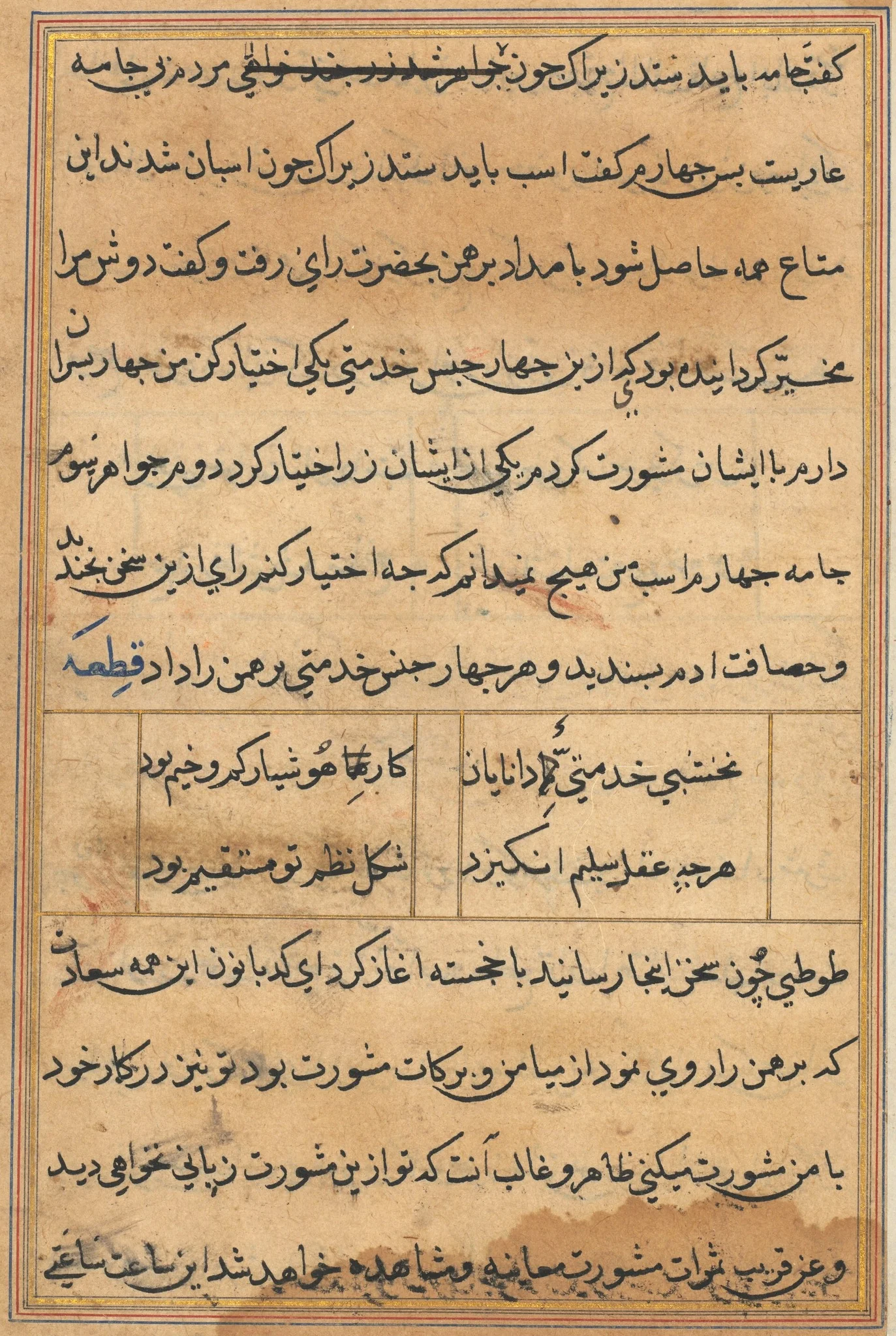 Tuti-Nama (Tales of a Parrot), detail