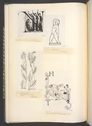 Sculpture No. 1, by Eric Gill, ink, 1930