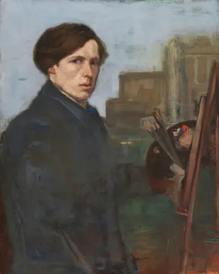 Portrait of William Orpen (1878-1931), Artist, by Charles Conder, oil, 1898