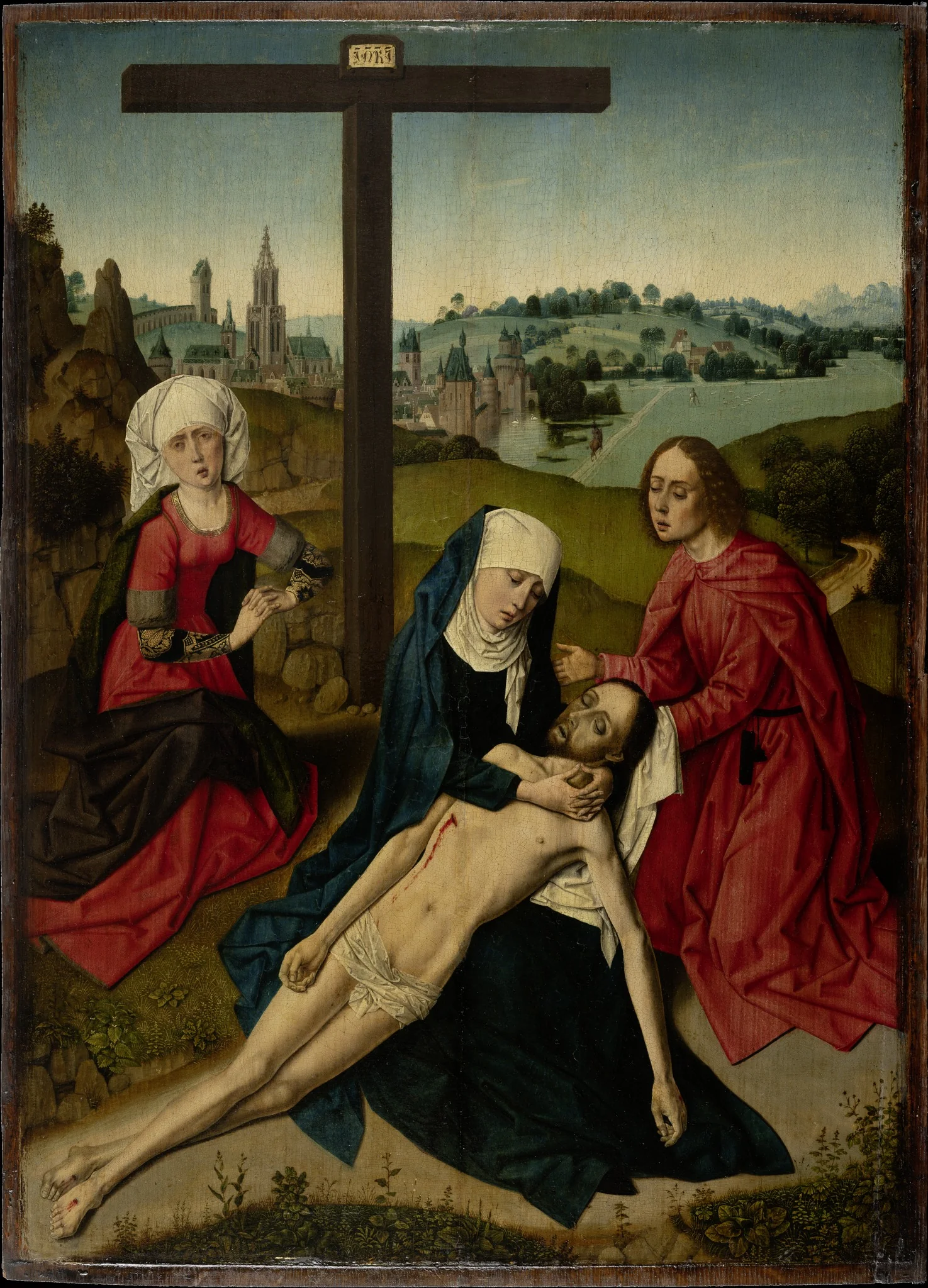 The Lamentation, detail