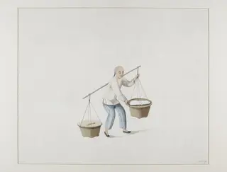 Mai Jiang, by Puqua, paint, 1790