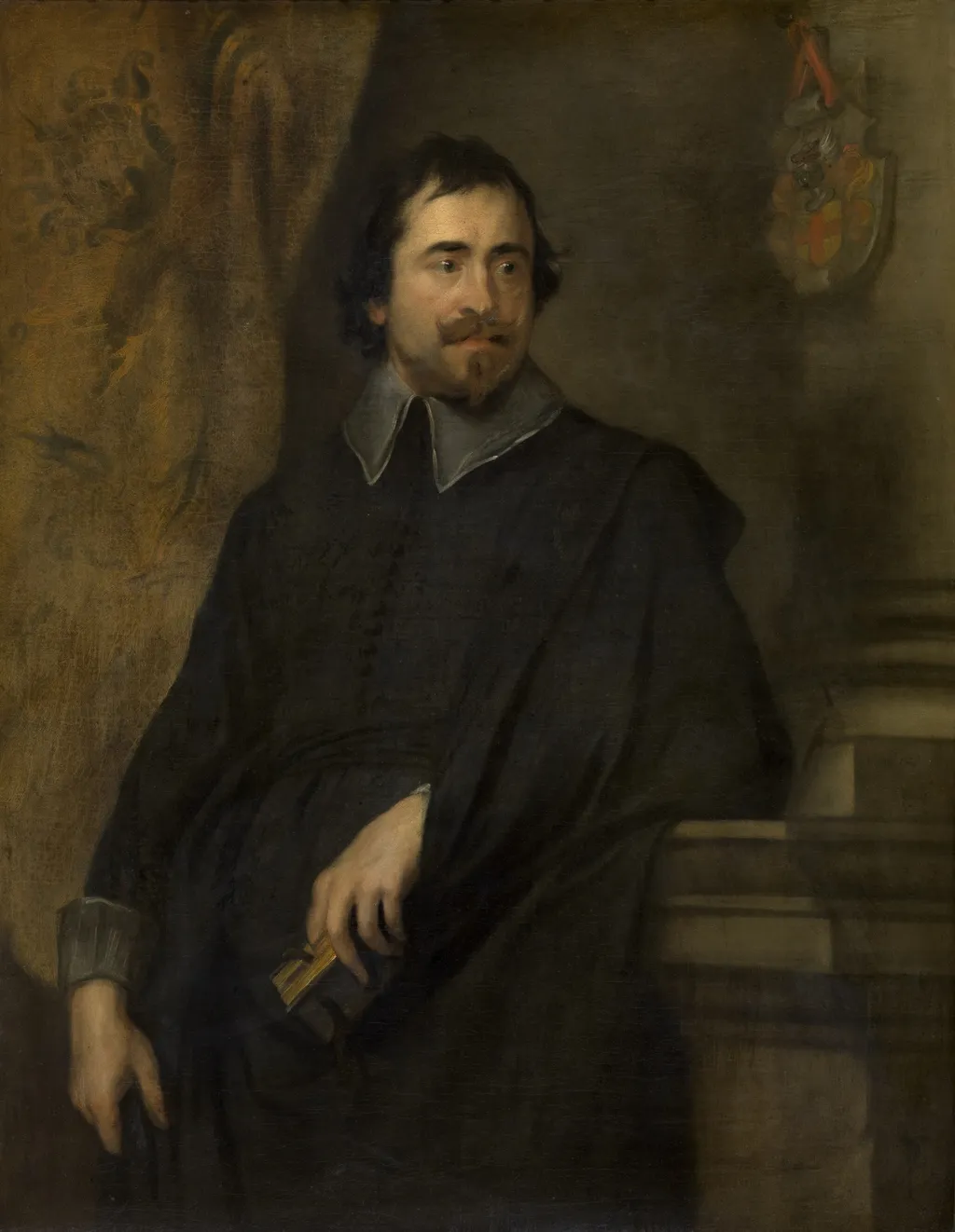 Portrait of a Cleric, by Anthony van Dyck, oil, 1640