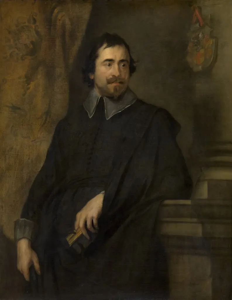 Portrait of a Cleric, by Anthony van Dyck, oil, 1640