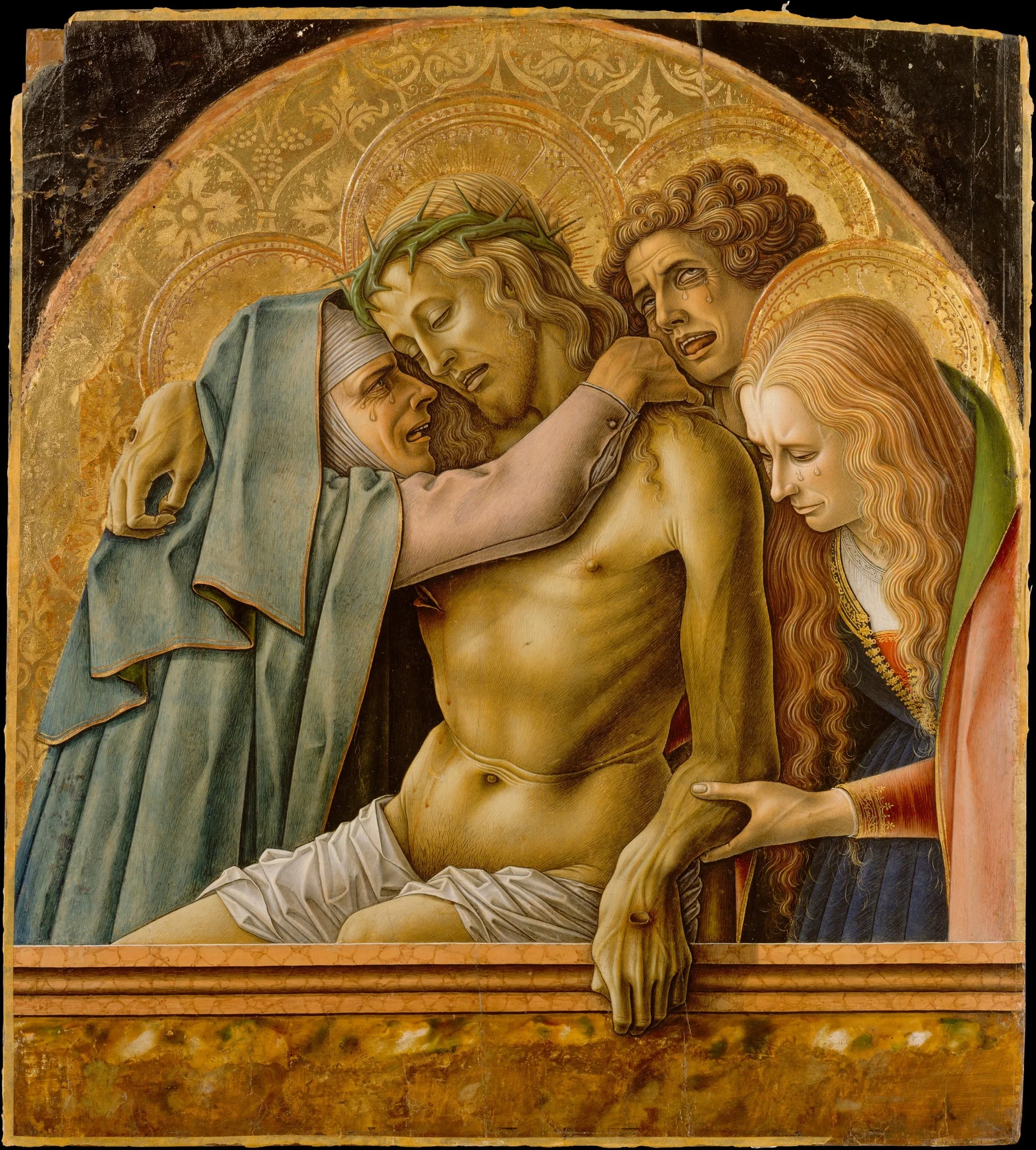 Pietà, detail
