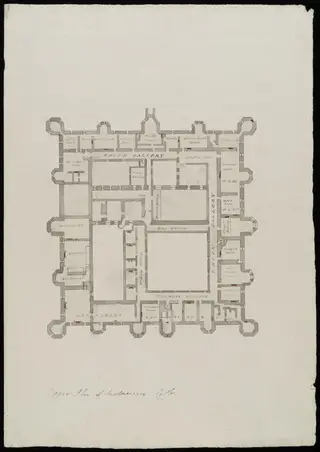 Upper plan., by James Lambert senior, 1776