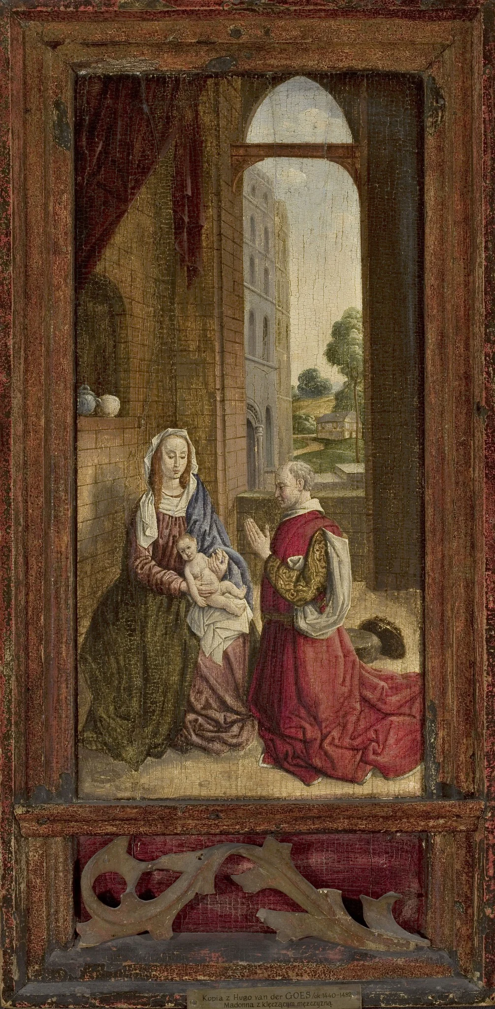 Madonna with Child Jesus, detail