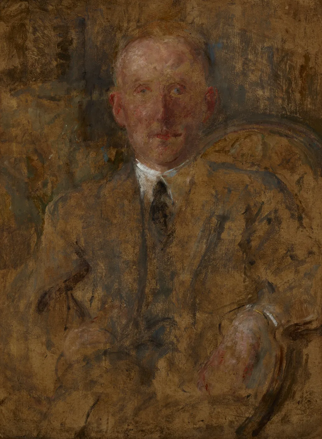Portrait of Emeryk Hutten-Czapski, by Olga Boznańska, unspecified, 1930