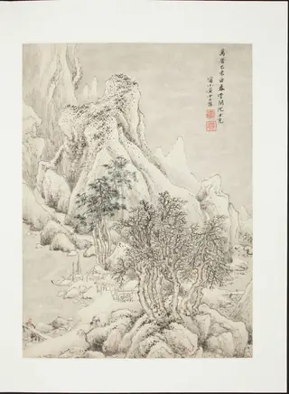 Landscapes After Old Masters, by Shen Shichong, unspecified, 1619