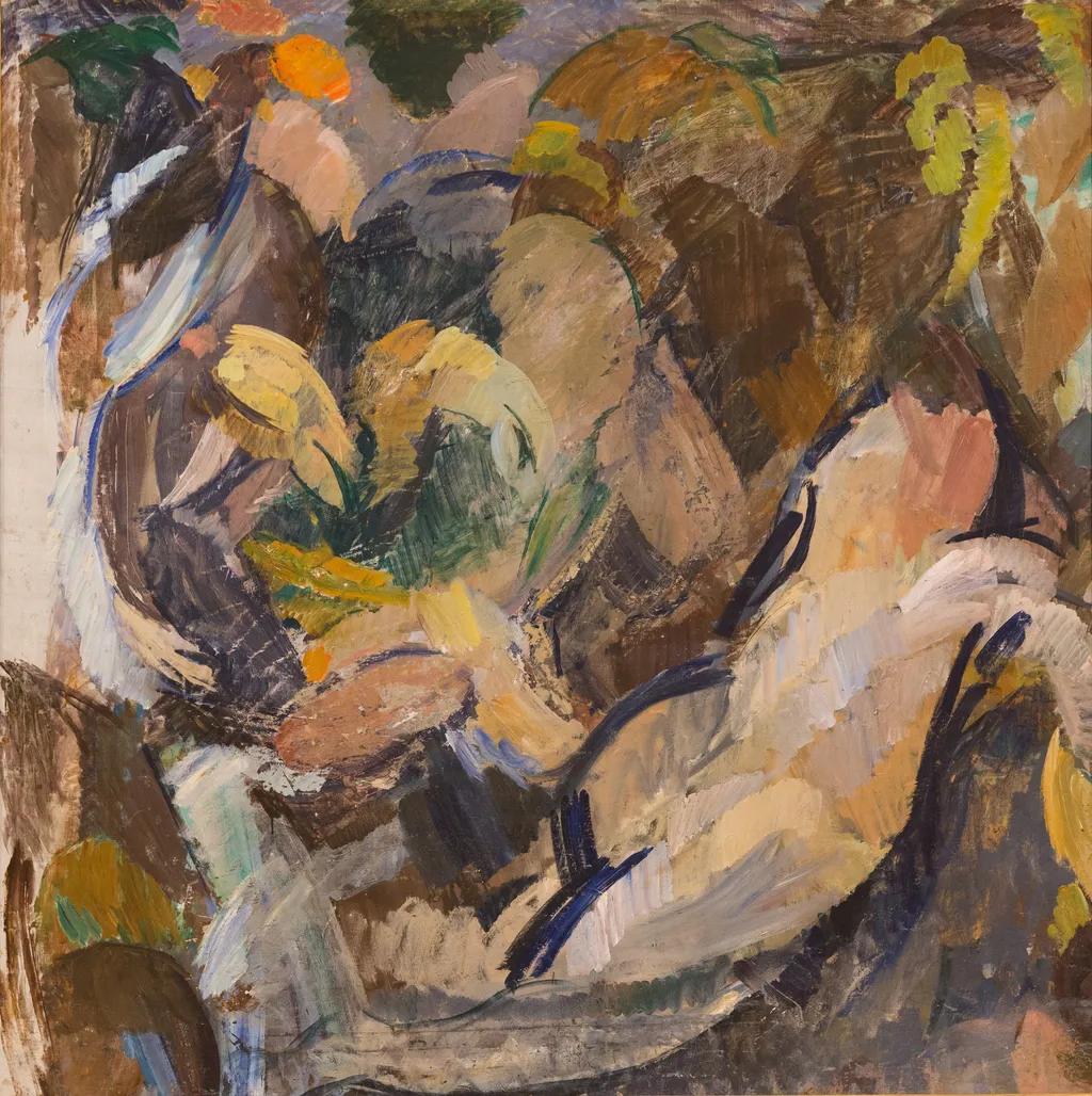 Romantic Fantasy, by Edvard Weie, oil, 1922