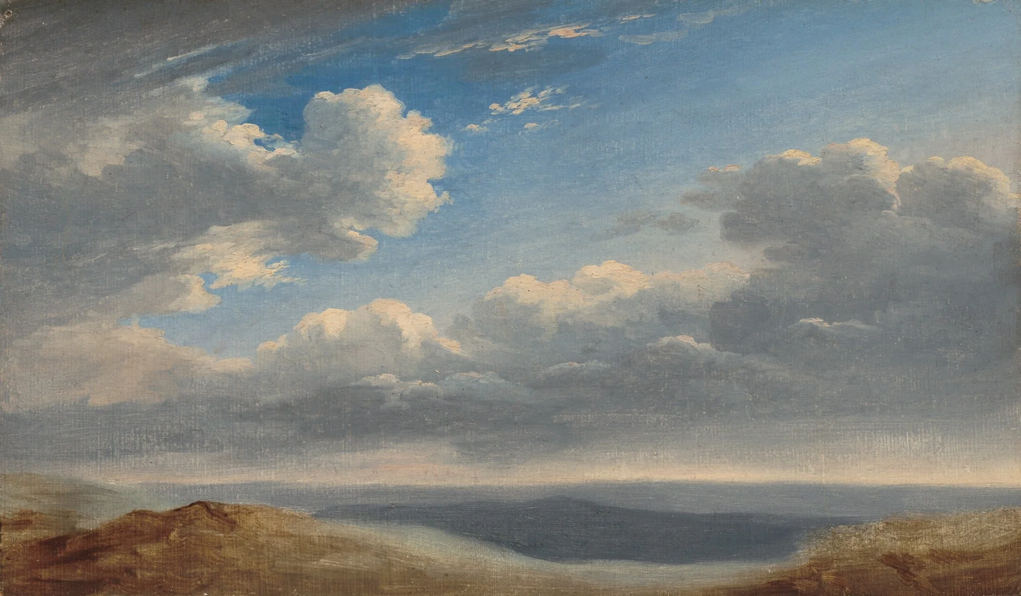 Study of Clouds over the Roman Campagna, detail