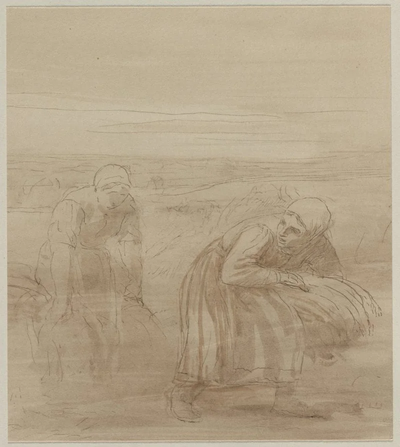 Les Glaneuses, detail
