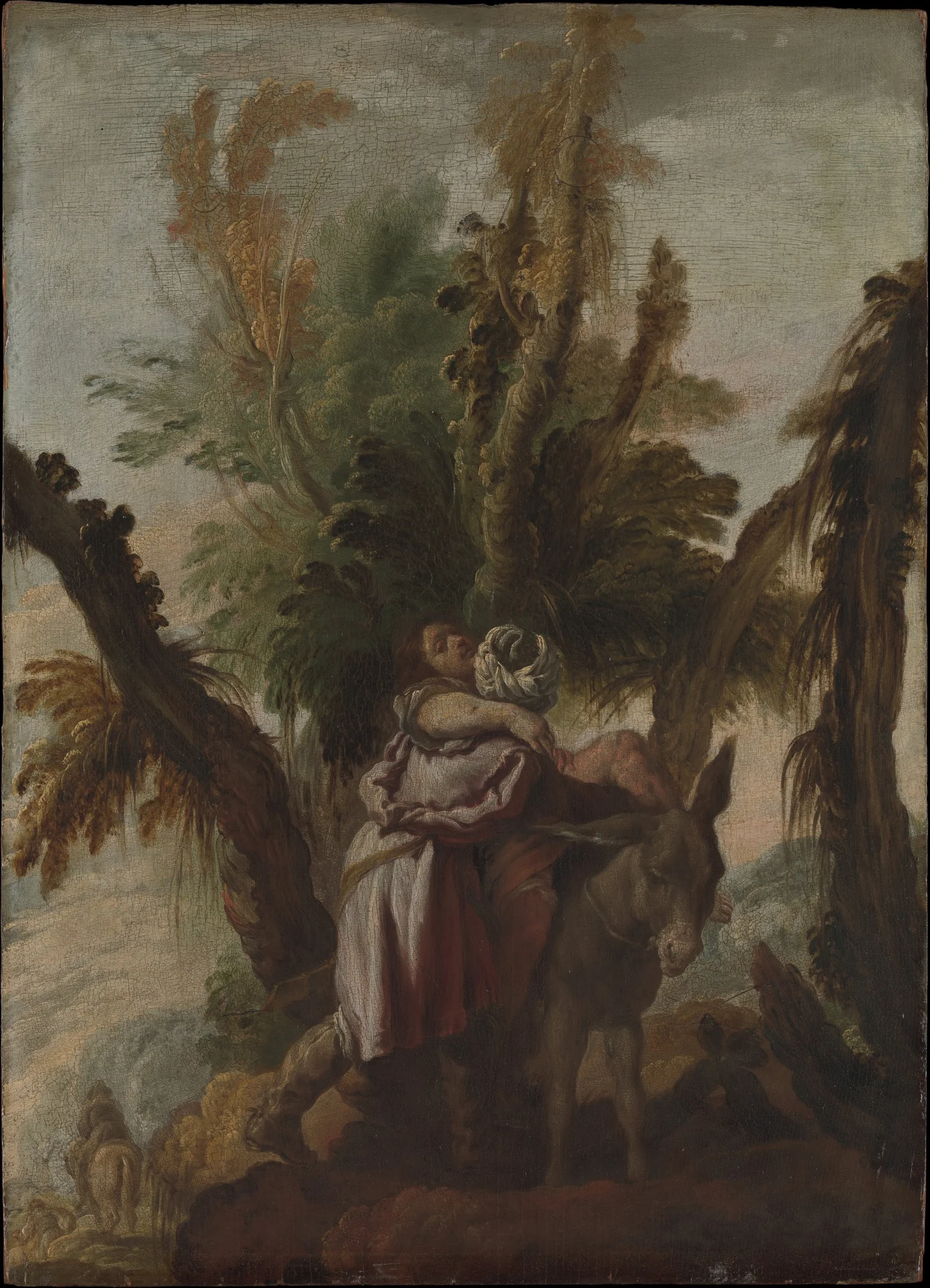 The Good Samaritan, detail