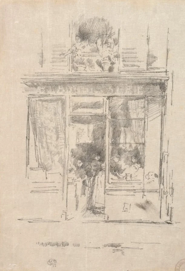 The Laundress: La Blanchisseuse de la place Dauphine, detail
