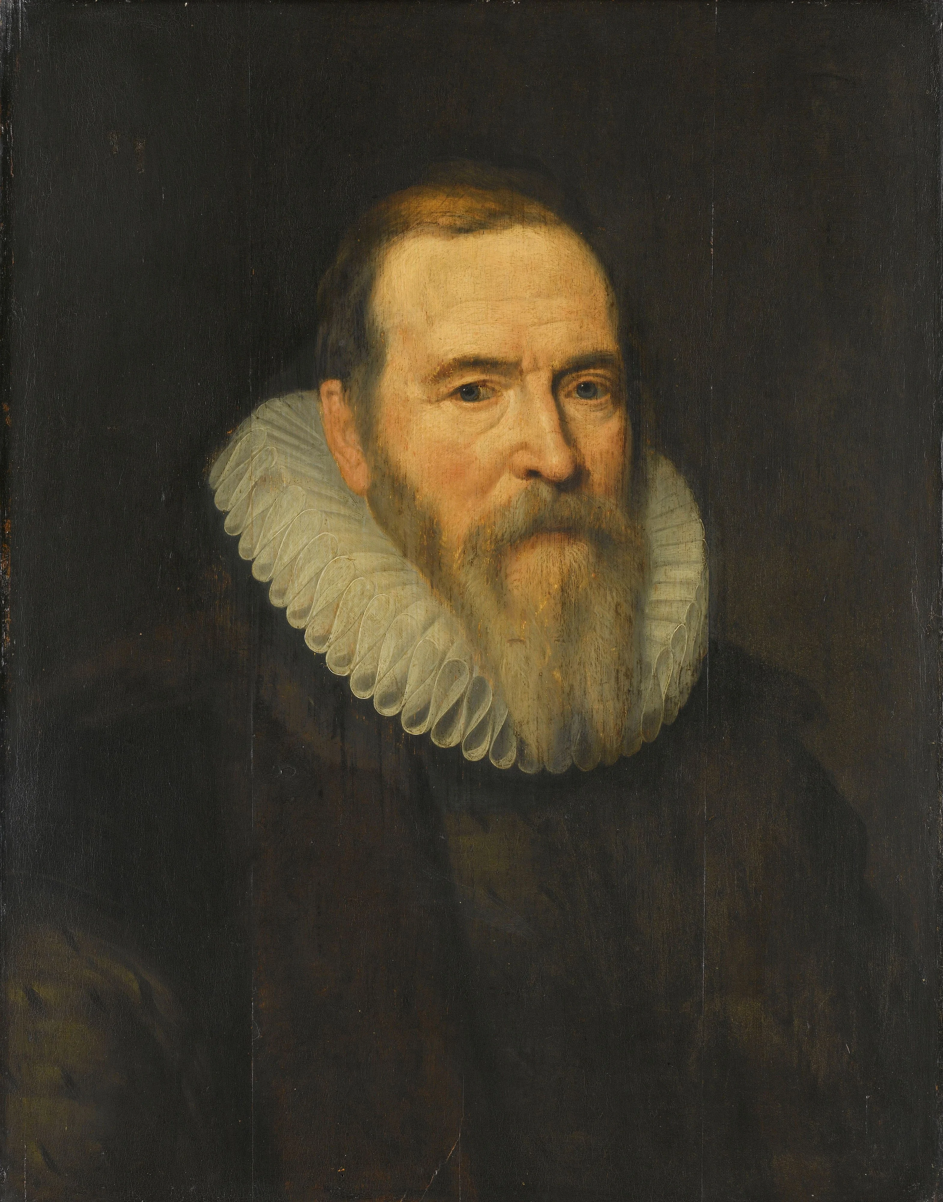 Portrait of Johan van Oldenbarneveldt (1547-1619), detail
