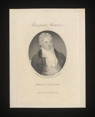 Mr Robert Palmer, by Samuel Drummond, 1