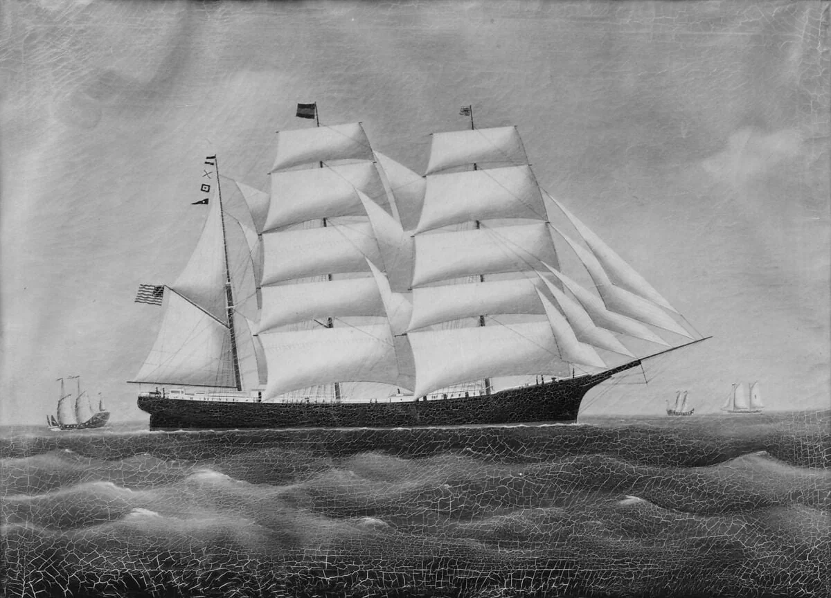 The Ship "John W. Brewer", detail