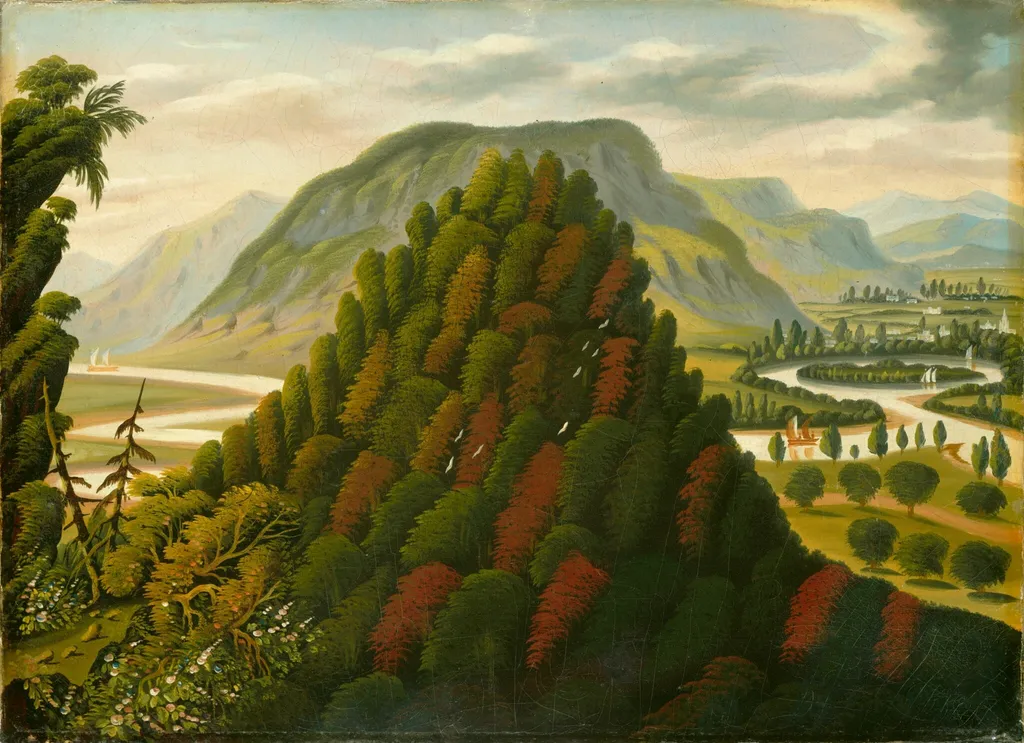 The Connecticut Valley, by Thomas Chambers, oil, 1850
