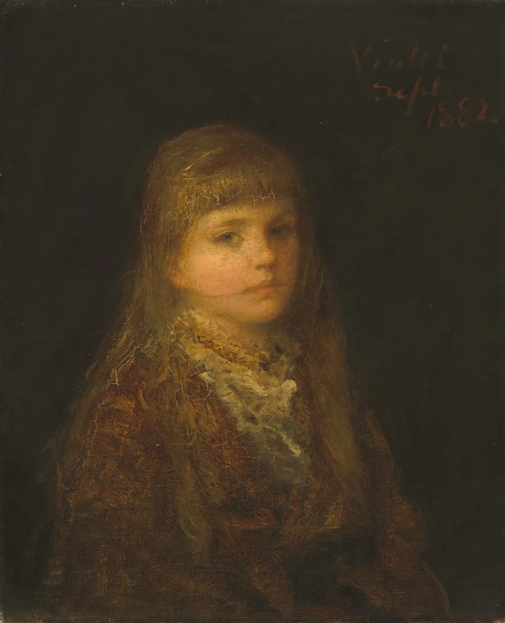 Violet, by George Fuller, oil, 1882
