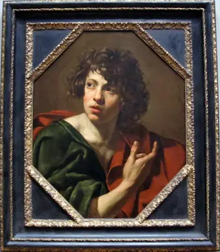 Saint John, by Simon Vouet, oil, 1623