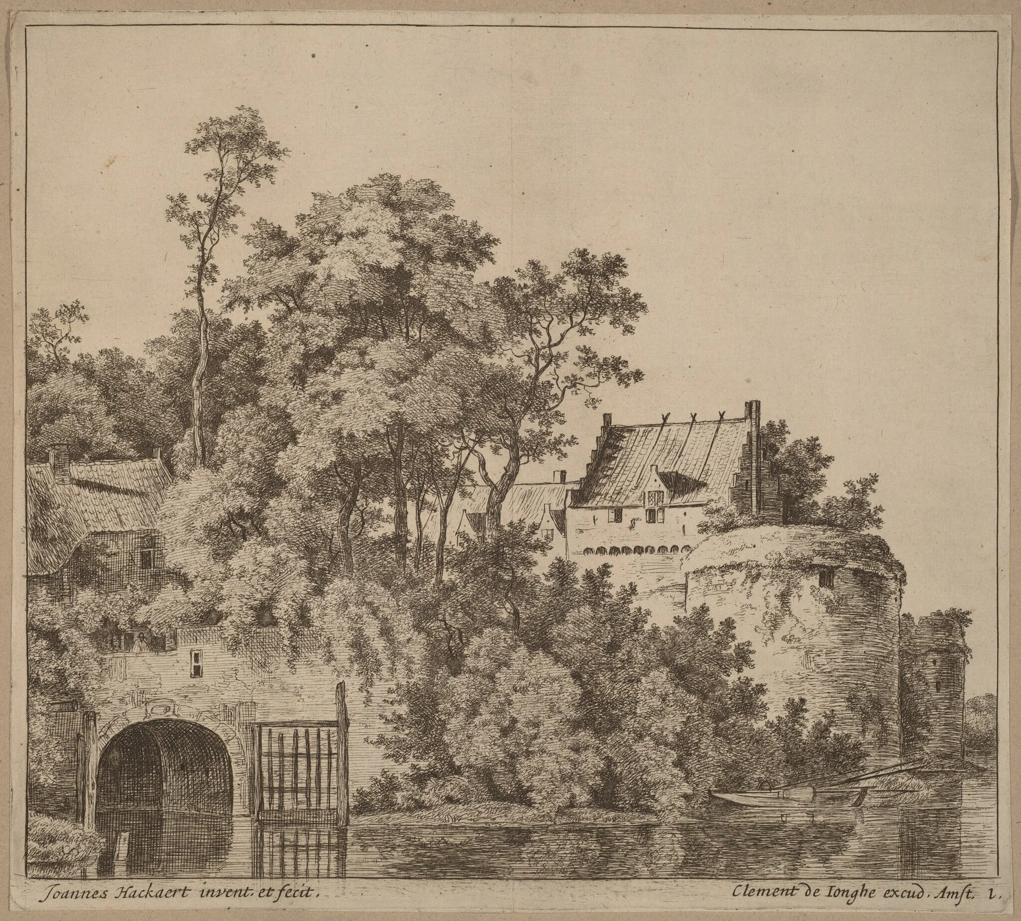 Small Town (Town Gate at Gorkum?), detail