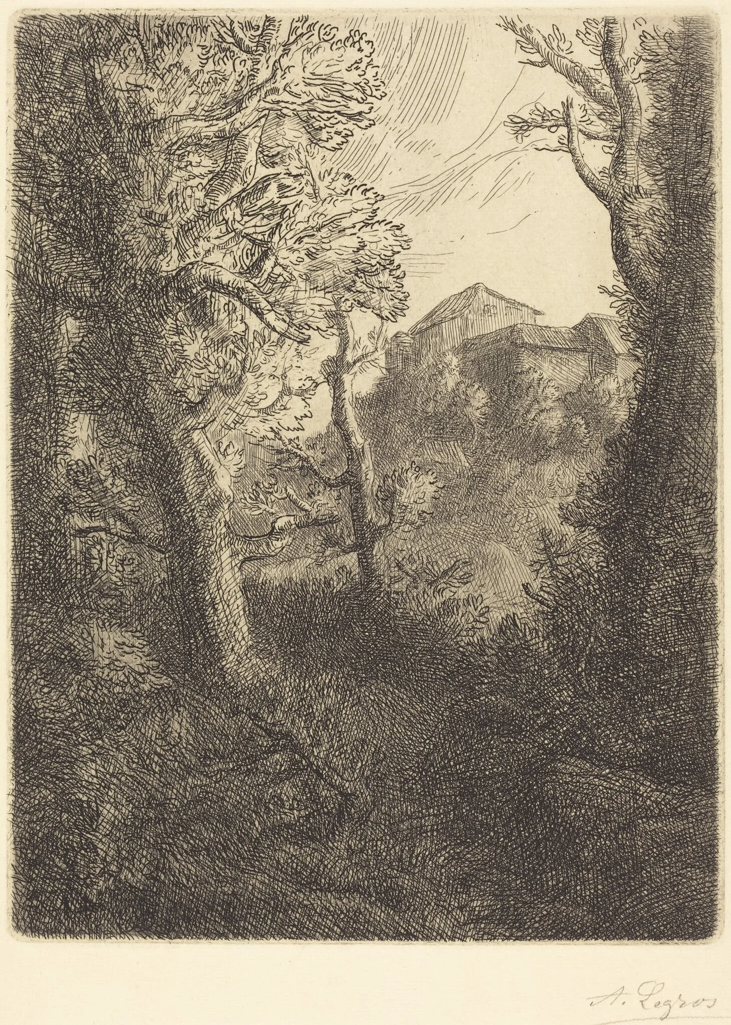 Landscape (Paysage), detail