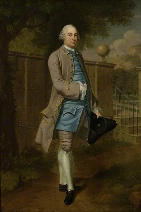 Sir William Milner, 2nd Bart, detail